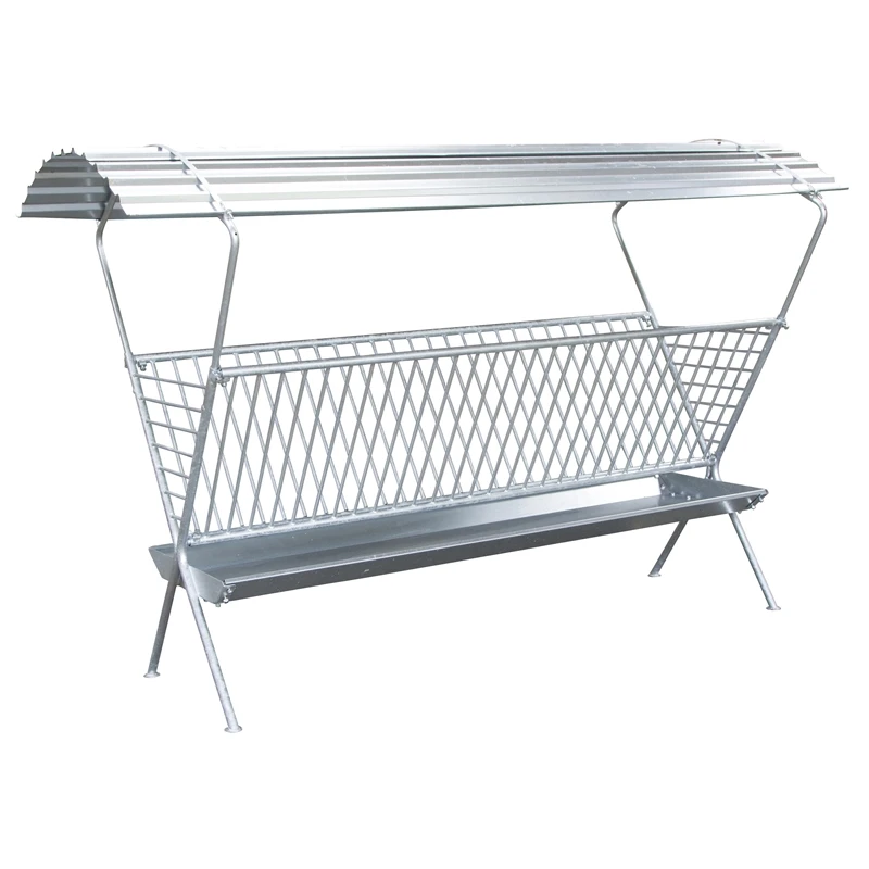 KERBL Heuraufe, Heudoppelraufe Mit Dach Für Schafe, Ziegen, Kälber Und Wild 3 KERBL Heuraufe, Heudoppelraufe Mit Dach Für Schafe, Ziegen, Kälber Und Wild