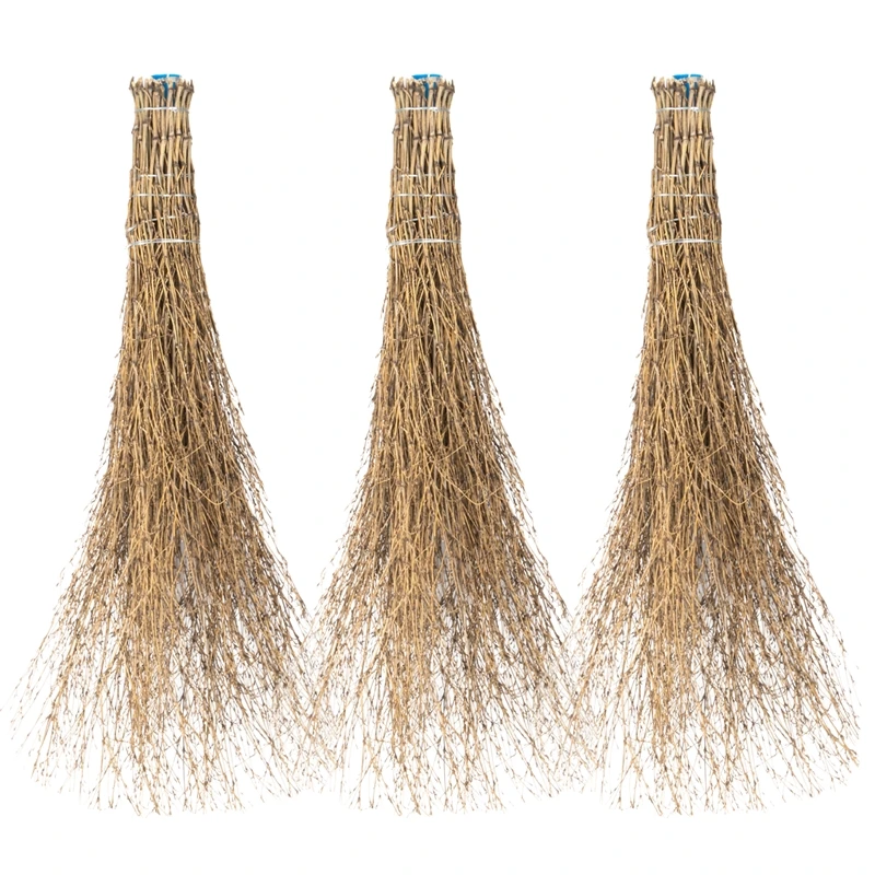 3x VOSS.farming Bambusbesen, Reisigbesen, Stallbesen Mit Kunststoff-Stielaufnahme 3 3x VOSS.farming Bambusbesen, Reisigbesen, Stallbesen Mit Kunststoff-Stielaufnahme