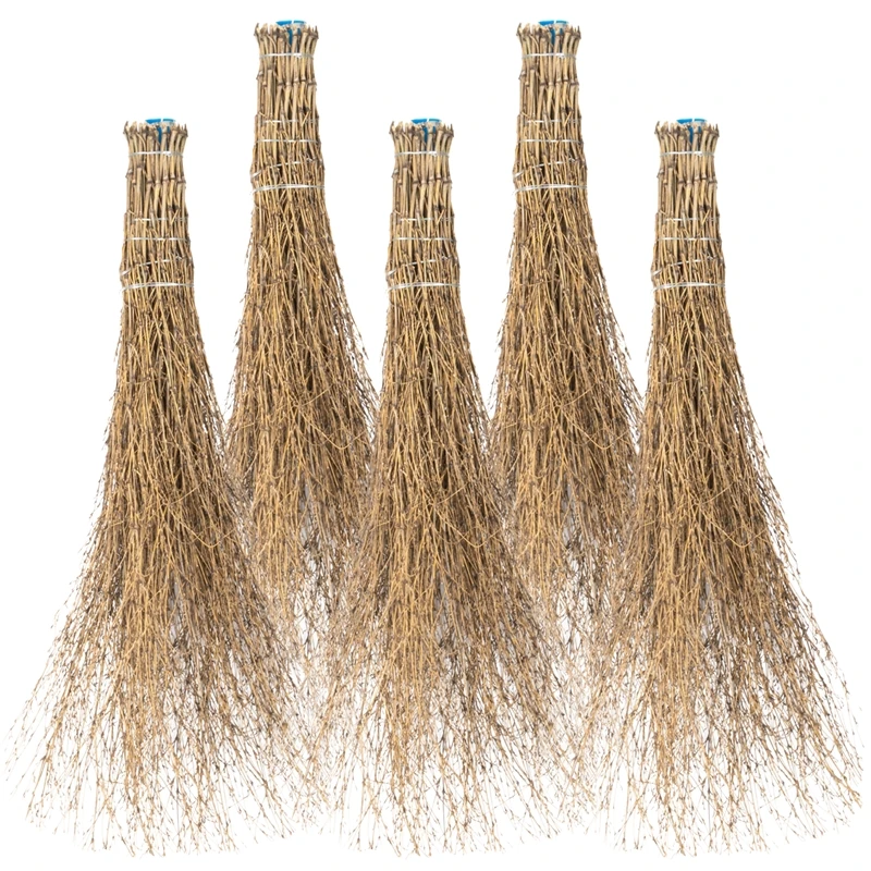 5x VOSS.farming Bambusbesen, Reisigbesen, Stallbesen Mit Kunststoff-Stielaufnahme 3 5x VOSS.farming Bambusbesen, Reisigbesen, Stallbesen Mit Kunststoff-Stielaufnahme