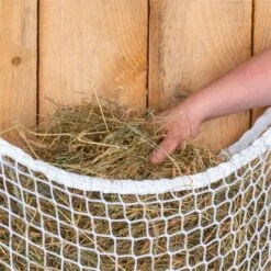 VOSS.farming Rechteckiges Heunetz, Heunetztasche 160 X 100cm, Maschenweite 3 X 3cm -Optimal Ranchzaun Geschäft 504529 voss farming rechteckiges heunetz weiss mit oeffnung