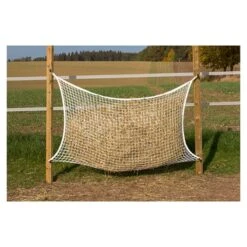 VOSS.farming Rechteckiges Heunetz, Heunetztasche 160 X 100cm, Maschenweite 3 X 3cm -Optimal Ranchzaun Geschäft 504530 heunetz 120 x 90 cm 004