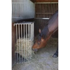Futterraufe, Wandraufe "SlowFeed Plus" - Pferde Heuraufe, Futtersparraufe -Optimal Ranchzaun Geschäft 504552 heuraufe slowfeed plus befestigung an wand