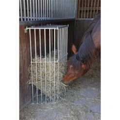 Futterraufe, Wandraufe "SlowFeed Plus" - Pferde Heuraufe, Futtersparraufe -Optimal Ranchzaun Geschäft 504552 heuraufe slowfeed plus zur wandmontage