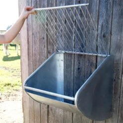 Pferde Heuraufe Mit Futterspargitter - Futtersparraufe, Futterraufe, Wandraufe -Optimal Ranchzaun Geschäft 504556 heuraufe futterspargitter pferde gitter anhebbar