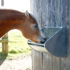 Pferde Heuraufe Mit Futterspargitter - Futtersparraufe, Futterraufe, Wandraufe -Optimal Ranchzaun Geschäft 504556 heuraufe futterspargitter pferde verzinktes metall
