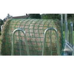 VOSS.farming Futtersparnetz, Heunetz Für Heuraufe - 2,80 X 2,80m, Maschenweite 10 X10cm -Optimal Ranchzaun Geschäft 504576 futtersparnetz 100x100mm fuer heuballen rundballen