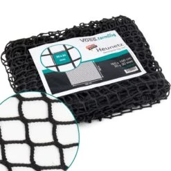 VOSS.farming Rechteckiges Heunetz, Heunetztasche 160 X 100cm, Maschenweite 3 X 3cm, Schwarz -Optimal Ranchzaun Geschäft 504707 voss farming futternetz heunetz 160cm 100cm schwarz