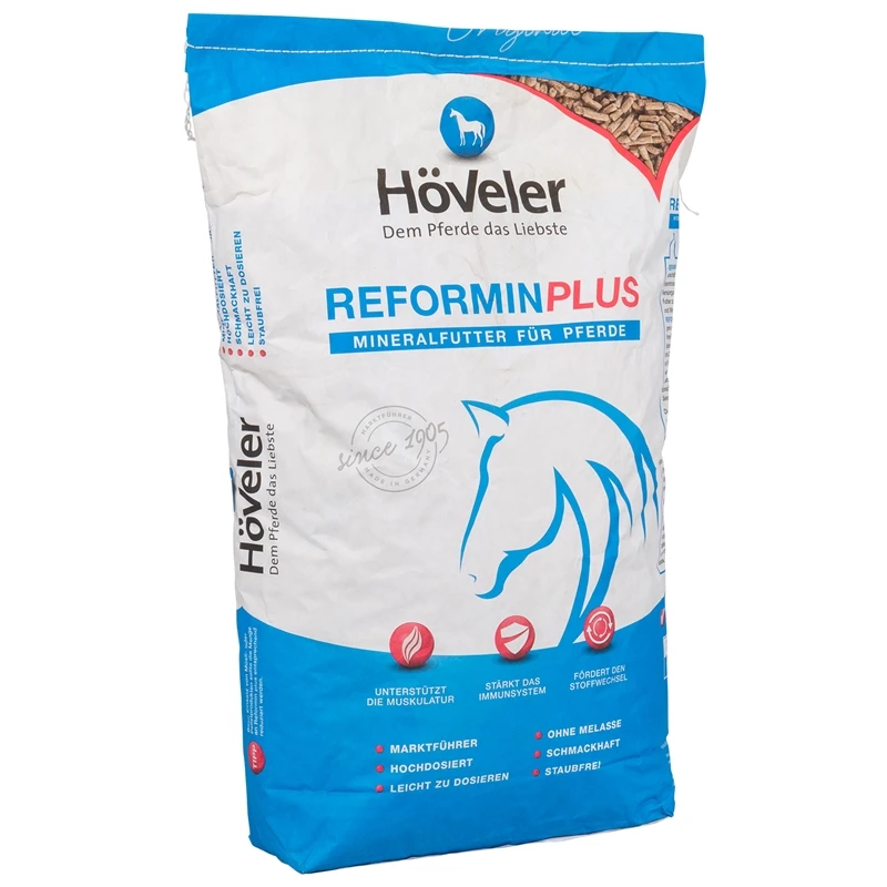 Höveler "REFORMINPLUS", Vitaminiertes Mineralfutter Für Pferde, 25kg 4 Höveler "REFORMINPLUS", Vitaminiertes Mineralfutter Für Pferde, 25kg – Bild 2