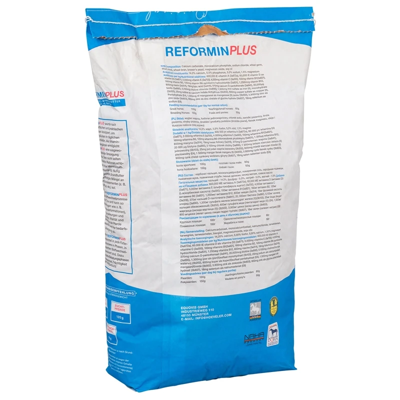 Höveler "REFORMINPLUS", Vitaminiertes Mineralfutter Für Pferde, 25kg 5 Höveler "REFORMINPLUS", Vitaminiertes Mineralfutter Für Pferde, 25kg – Bild 3