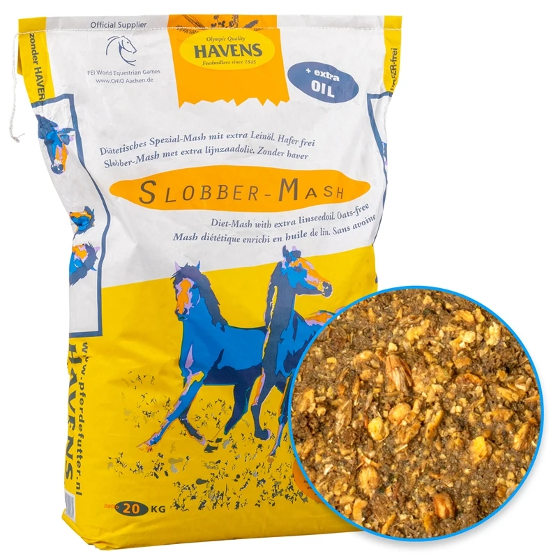 HAVENS "Slobber-Mash", Unterstützt Den Fellwechsel Bei Pferden, 20kg 3 HAVENS "Slobber-Mash", Unterstützt Den Fellwechsel Bei Pferden, 20kg
