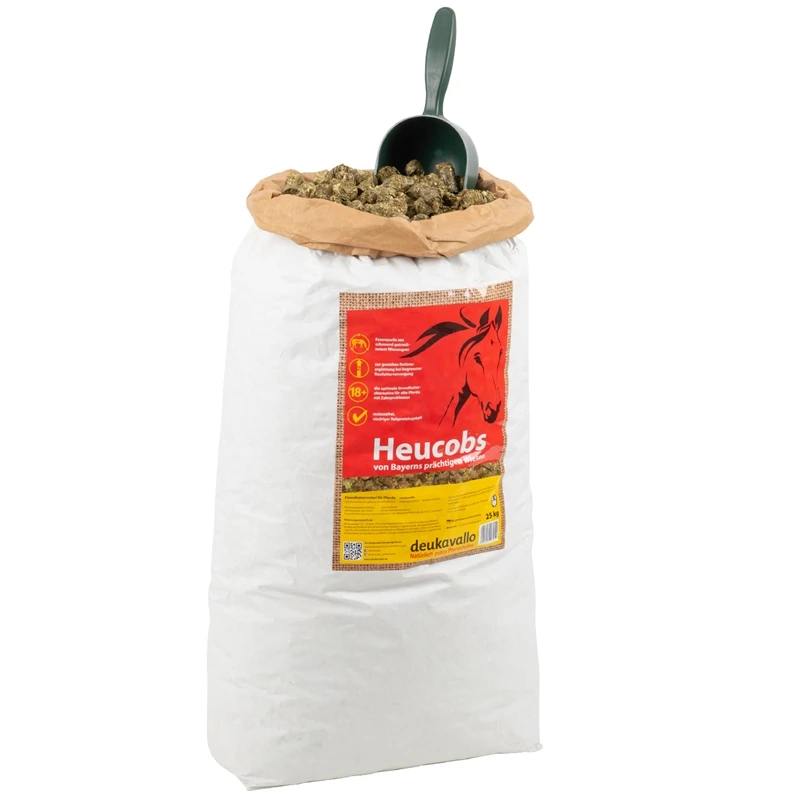 Deukavallo "Heucobs" Raufutterersatz, Heuergänzer Für Pferde, Melassefrei, 25kg 7 Deukavallo "Heucobs" Raufutterersatz, Heuergänzer Für Pferde, Melassefrei, 25kg – Bild 5