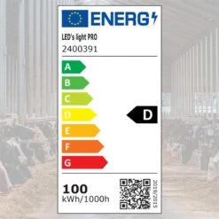 LED-Hallenstrahler 100 Watt - Strahler Für Hof, Heuboden, Reithallen Und Ställe, Dimmbar -Optimal Ranchzaun Geschäft 510500 led hallenstrahler energiesparsam
