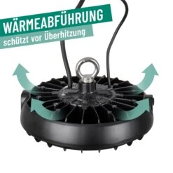 LED-Hallenstrahler 100 Watt - Strahler Für Hof, Heuboden, Reithallen Und Ställe, Dimmbar -Optimal Ranchzaun Geschäft 510500 led hallenstrahler waermeabfuehrung schutz vor ueberhitzung