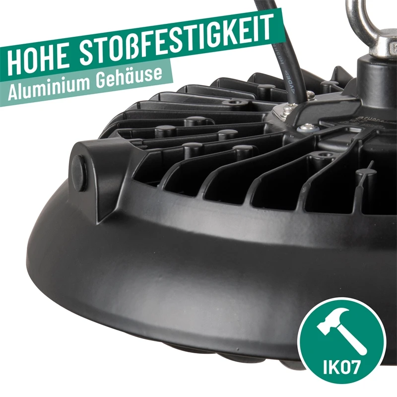 LED-Hallenstrahler 150 Watt - Strahler Für Hof, Heuboden, Reithallen Und Ställe, Dimmbar 12 LED-Hallenstrahler 150 Watt - Strahler Für Hof, Heuboden, Reithallen Und Ställe, Dimmbar – Bild 10