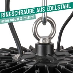 LED-Hallenstrahler 150 Watt - Strahler Für Hof, Heuboden, Reithallen Und Ställe, Dimmbar 30 LED-Hallenstrahler 150 Watt - Strahler Für Hof, Heuboden, Reithallen Und Ställe, Dimmbar -Optimal Ranchzaun Geschäft 510502 led hallenstrahler ringschraube edelstahl extra robust rostfrei 1