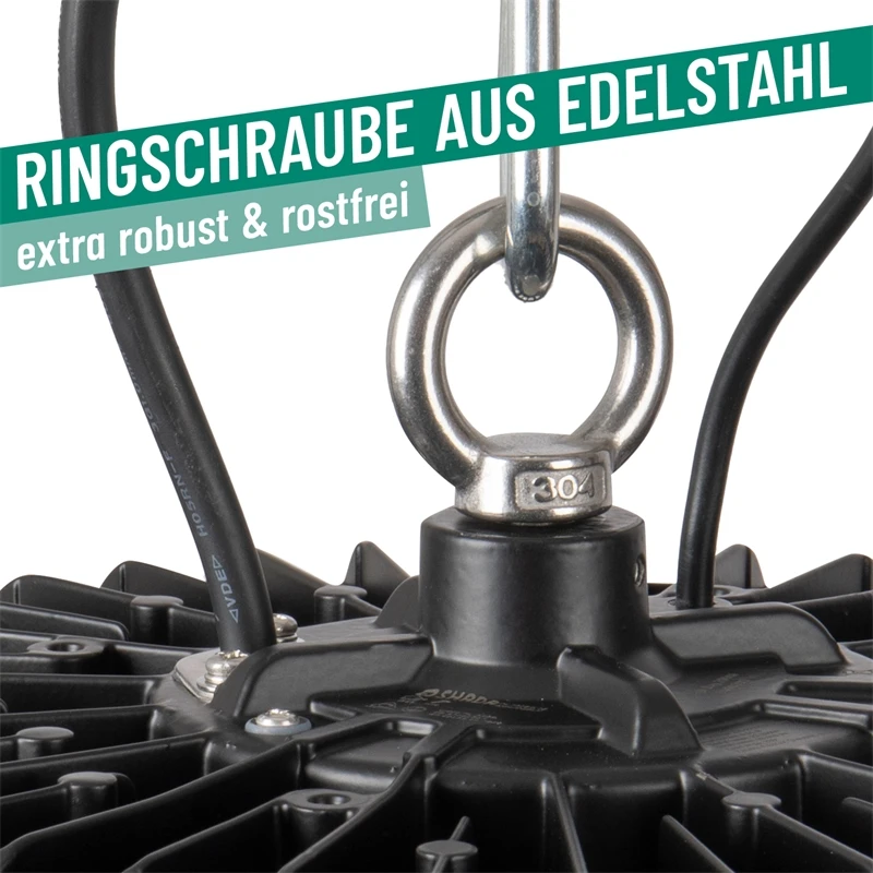 LED-Hallenstrahler 150 Watt - Strahler Für Hof, Heuboden, Reithallen Und Ställe, Dimmbar 13 LED-Hallenstrahler 150 Watt - Strahler Für Hof, Heuboden, Reithallen Und Ställe, Dimmbar – Bild 11