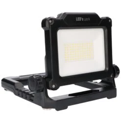 LED Akku-Strahler Mit Adapter - Baustrahler, Multi Akku Arbeitsleuchte, 20W, 2500lm