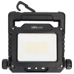 LED Akku-Strahler Mit Adapter - Baustrahler, Multi Akku Arbeitsleuchte, 20W, 2500lm -Optimal Ranchzaun Geschäft 510550 multi akku arbeitsleuchte 20w 2500lm 5