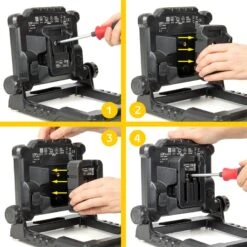 LED Akku-Strahler Mit Adapter - Baustrahler, Multi Akku Arbeitsleuchte, 20W, 2500lm -Optimal Ranchzaun Geschäft 510550 multi akku arbeitsleuchte 20w 2500lm 7