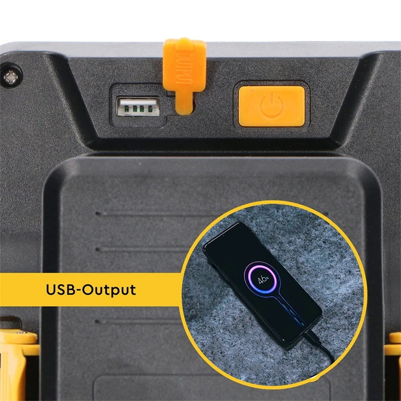 LED-Baustrahler Mit Adapter Für Marken-Akkus - Multi Akku Arbeitsleuchte, 20W, 2900lm 19 LED-Baustrahler Mit Adapter Für Marken-Akkus - Multi Akku Arbeitsleuchte, 20W, 2900lm – Bild 17