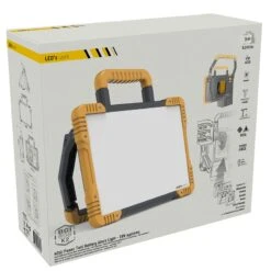 LED Baustrahler - Akku Strahler Mit Adapter, Multi Akku Arbeitsleuchte, 40W, 5500lm -Optimal Ranchzaun Geschäft 510560 multi akku arbeitsleuchte 40w 5500lm 11