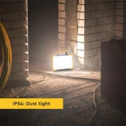 LED Baustrahler - Akku Strahler Mit Adapter, Multi Akku Arbeitsleuchte, 40W, 5500lm -Optimal Ranchzaun Geschäft 510560 multi akku arbeitsleuchte 40w 5500lm 21