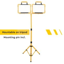 LED Baustrahler - Akku Strahler Mit Adapter, Multi Akku Arbeitsleuchte, 40W, 5500lm -Optimal Ranchzaun Geschäft 510560 multi akku arbeitsleuchte 40w 5500lm 6