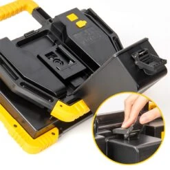LED Baustrahler - Akku Strahler Mit Adapter, Multi Akku Arbeitsleuchte, 40W, 5500lm -Optimal Ranchzaun Geschäft 510560 multi akku arbeitsleuchte 40w 5500lm 7
