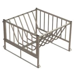 VOSS.farming Viereckraufe Für Schafe Und Ziegen Ohne Dach