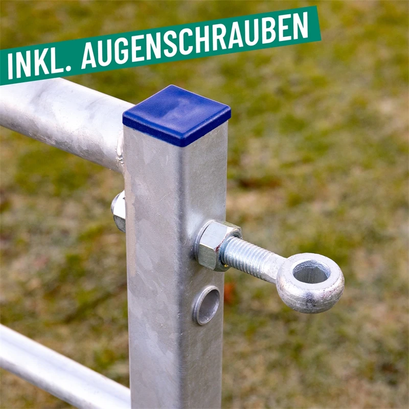 VOSS.farming Weidetor Mit Gitter, Starres Weidezauntor, 305 Cm, 115 Cm Hoch 10 VOSS.farming Weidetor Mit Gitter, Starres Weidezauntor, 305 Cm, 115 Cm Hoch – Bild 8