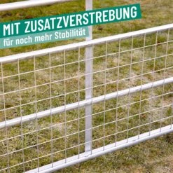 VOSS.farming Weidetor Mit Gitter, Starres Weidezauntor, 305 Cm, 115 Cm Hoch 19 VOSS.farming Weidetor Mit Gitter, Starres Weidezauntor, 305 Cm, 115 Cm Hoch -Optimal Ranchzaun Geschäft 515302 04 06 08 voss farming weidetor mit gitter robust und stabil 2