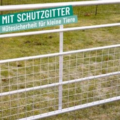 VOSS.farming Weidetor Mit Gitter, Starres Weidezauntor, 457,5 Cm, 115 Cm Hoch 23 VOSS.farming Weidetor Mit Gitter, Starres Weidezauntor, 457,5 Cm, 115 Cm Hoch -Optimal Ranchzaun Geschäft 515302 04 06 08 voss farming weidetor mit gitter schutzgitter fuer kleine tiere 3