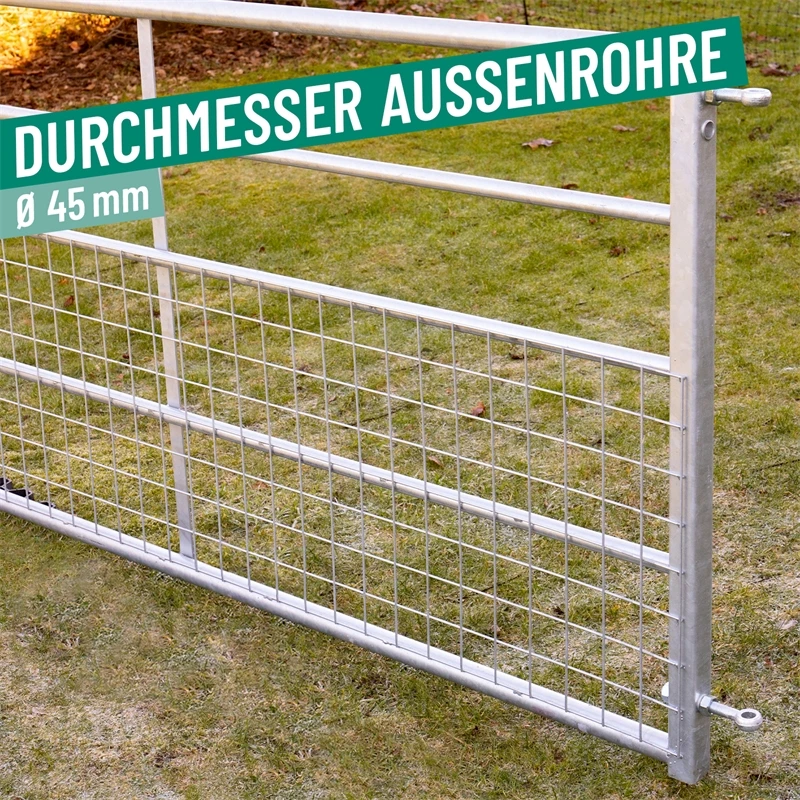 VOSS.farming Weidetor Mit Gitter, Starres Weidezauntor, 305 Cm, 115 Cm Hoch 9 VOSS.farming Weidetor Mit Gitter, Starres Weidezauntor, 305 Cm, 115 Cm Hoch – Bild 7