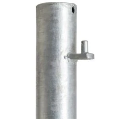 VOSS.farming Stahl-Torpfosten Mit Kloben Für Weidetor, Verzinkt - Toraufhängung, 200cm -Optimal Ranchzaun Geschäft 515322 stahl torpfosten besonders robust