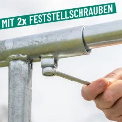 VOSS.farming Weidetor Verstellbar 200 - 300 Cm, Mit Gitter, 110 Cm Hoch, Verzinkt 36 VOSS.farming Weidetor Verstellbar 200 - 300 Cm, Mit Gitter, 110 Cm Hoch, Verzinkt -Optimal Ranchzaun Geschäft 515332 voss farming weidezauntor ausziehbar feststellschraube 2