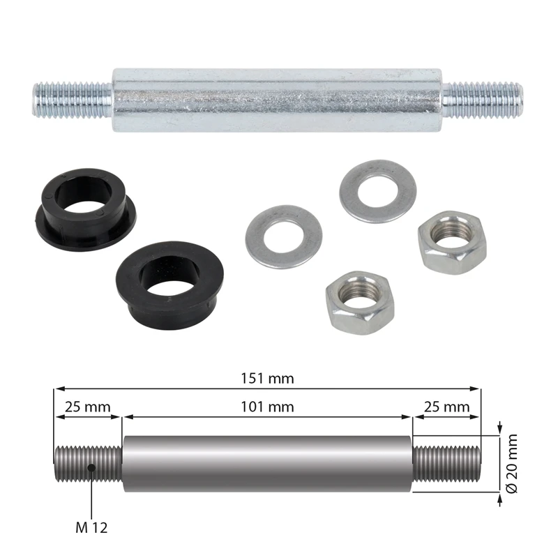 Pannensicheres Schubkarren-Ersatzrad, Inkl. Achse 5 Pannensicheres Schubkarren-Ersatzrad, Inkl. Achse – Bild 3