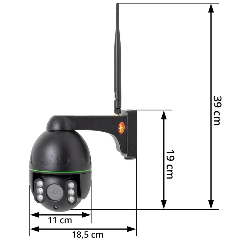 Kerbl IPCam 360° FHD Mini Internet-Stall-Kamera Mit Zoom - Überwachungskamera Stall, Haus & Hof 15 Kerbl IPCam 360° FHD Mini Internet-Stall-Kamera Mit Zoom - Überwachungskamera Stall, Haus & Hof – Bild 13