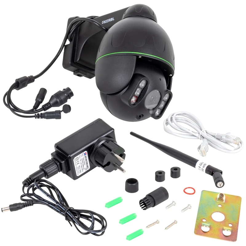 Kerbl IPCam 360° FHD Mini Internet-Stall-Kamera Mit Zoom - Überwachungskamera Stall, Haus & Hof 4 Kerbl IPCam 360° FHD Mini Internet-Stall-Kamera Mit Zoom - Überwachungskamera Stall, Haus & Hof – Bild 2