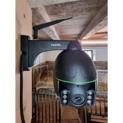 Kerbl IPCam 360° FHD (1080p) Internet-Stall-Kamera Für Stall, Haus & Hof -Optimal Ranchzaun Geschäft 530436 kerbl ipcam stallkamera pferdestallkamera