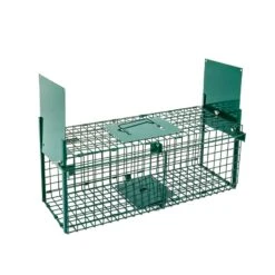 VOSS.farming Lebendfalle, Rattenfalle, Marderfalle, Kaninchenfalle, 20x20x60cm