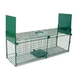 VOSS.farming Lebendfalle, Marderfalle, Fuchsfalle, WaschbÀrfalle, 30x30x100cm