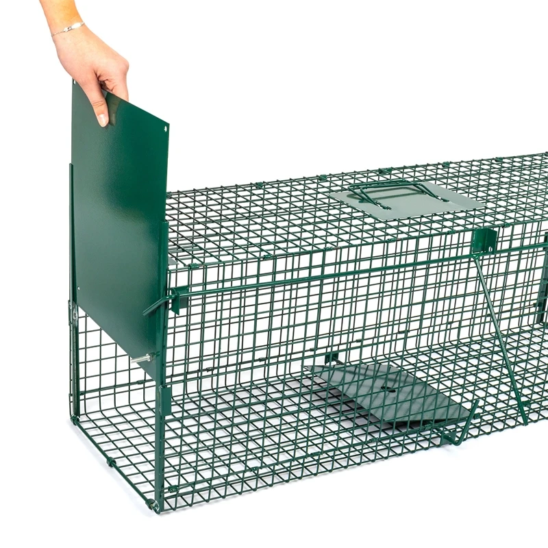 VOSS.farming Lebendfalle, Marderfalle, Fuchsfalle, Waschbärfalle, 30x30x100cm 4 VOSS.farming Lebendfalle, Marderfalle, Fuchsfalle, Waschbärfalle, 30x30x100cm – Bild 2