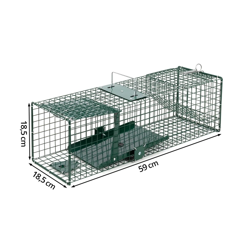 VOSS.farming Lebendfalle Mit Schnapptür - Marderfalle, Rattenfalle, 18,5x18,5x60cm 4 VOSS.farming Lebendfalle Mit Schnapptür - Marderfalle, Rattenfalle, 18,5x18,5x60cm – Bild 2