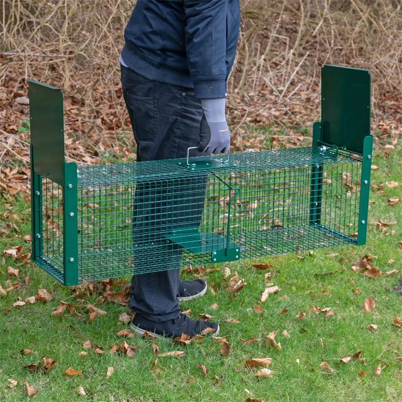 VOSS.farming Lebendfalle, Marderfalle, Fuchsfalle, Waschbärfalle, 27x27x103cm 14 VOSS.farming Lebendfalle, Marderfalle, Fuchsfalle, Waschbärfalle, 27x27x103cm – Bild 12