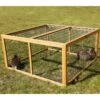 Kleintiergehege, Freilaufgehege Für Kaninchen, Meerschweinchen, Kleintiere, 116 X 116 X 58cm -Optimal Ranchzaun Geschäft 559026 freilaufgehege mit ausbruchsperre
