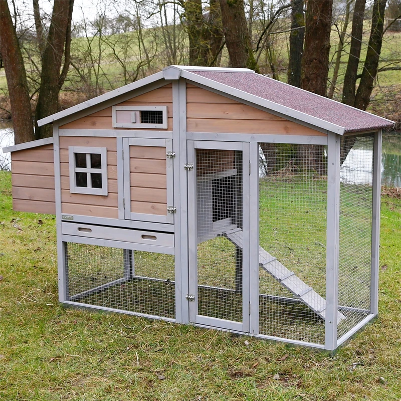 Hühnerstall "Bonny" Inkl. Legenester + Sitzstangen + Freilaufgehege, 181 X 65 X 118cm 12 Hühnerstall "Bonny" Inkl. Legenester + Sitzstangen + Freilaufgehege, 181 X 65 X 118cm – Bild 10