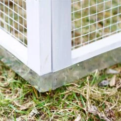 Hühnerstall "Bonny" Inkl. Legenester + Sitzstangen + Freilaufgehege, 181 X 65 X 118cm 16 Hühnerstall "Bonny" Inkl. Legenester + Sitzstangen + Freilaufgehege, 181 X 65 X 118cm -Optimal Ranchzaun Geschäft 559255 huehnerstall bonny metallrahmen am boden