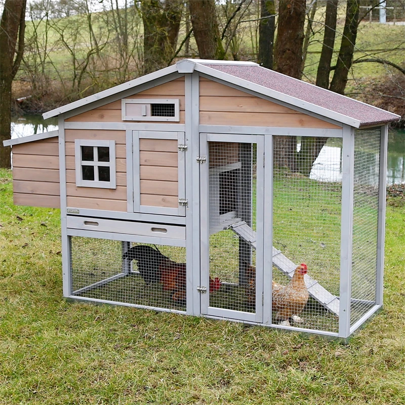 Hühnerstall "Bonny" Inkl. Legenester + Sitzstangen + Freilaufgehege, 181 X 65 X 118cm 3 Hühnerstall "Bonny" Inkl. Legenester + Sitzstangen + Freilaufgehege, 181 X 65 X 118cm