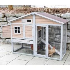 Hühnerstall "Bonny" Inkl. Legenester + Sitzstangen + Freilaufgehege, 181 X 65 X 118cm 18 Hühnerstall "Bonny" Inkl. Legenester + Sitzstangen + Freilaufgehege, 181 X 65 X 118cm -Optimal Ranchzaun Geschäft 559255 huehnerstall bonny stabile ausfuehrung