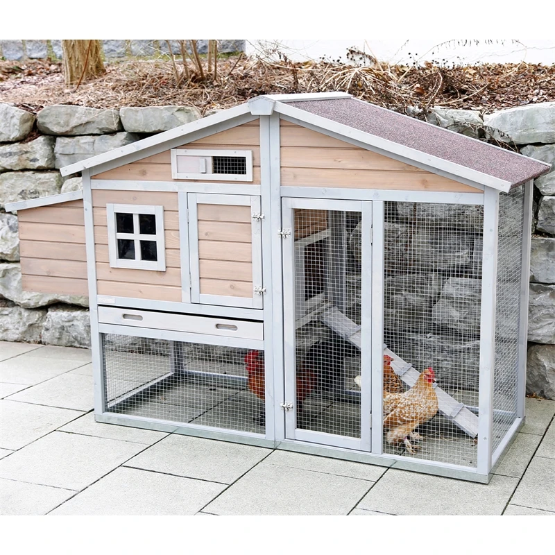 Hühnerstall "Bonny" Inkl. Legenester + Sitzstangen + Freilaufgehege, 181 X 65 X 118cm 9 Hühnerstall "Bonny" Inkl. Legenester + Sitzstangen + Freilaufgehege, 181 X 65 X 118cm – Bild 7